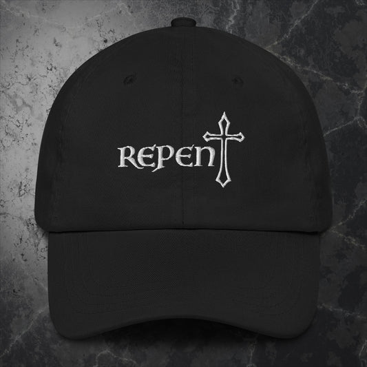 Repent baseball cap